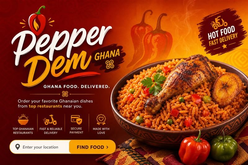 Pepper Dem — Ghanaian food ordering website
